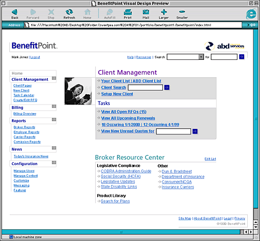 BenefitPoint website
