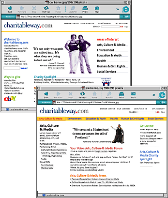 Charitableway website